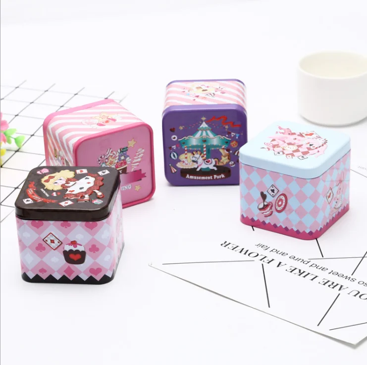 
New 40Pcs/Lot Gift Box Packed Girls Scrunchies Rubber Bands,Cute Cartoon Elastic Hair Bands For Girls 