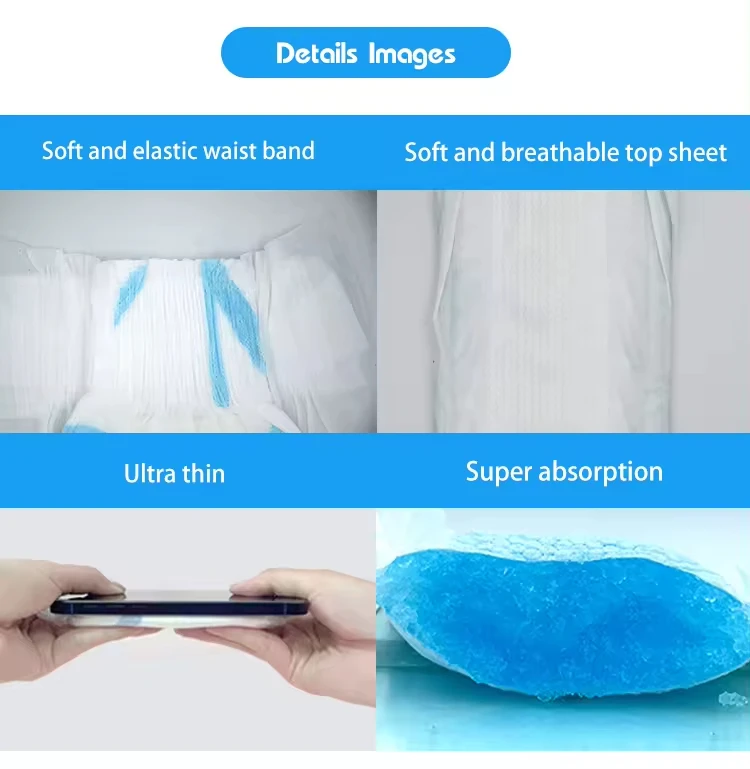 A Grade Baby Products Dipers Korean Diapers Suppliers 50 Pieces Pull Up Pants Changing Pad Kids Price Training Daipers Nappies