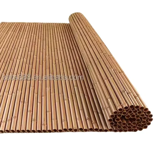 Artificial bamboo stick fence screen for garden wall