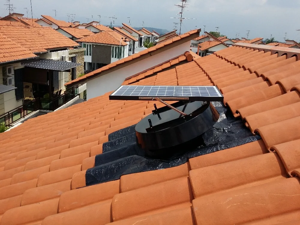 10w solar roof ventilation