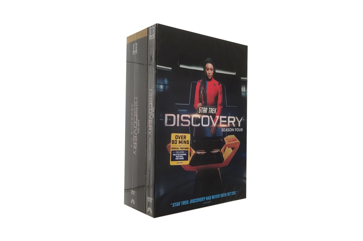 Star Trek Discovery Season 1-4  DVD 16 Discs Factory Wholesale DVD Movies TV Series Cartoon Region 1/Region 2 Free Shipping
