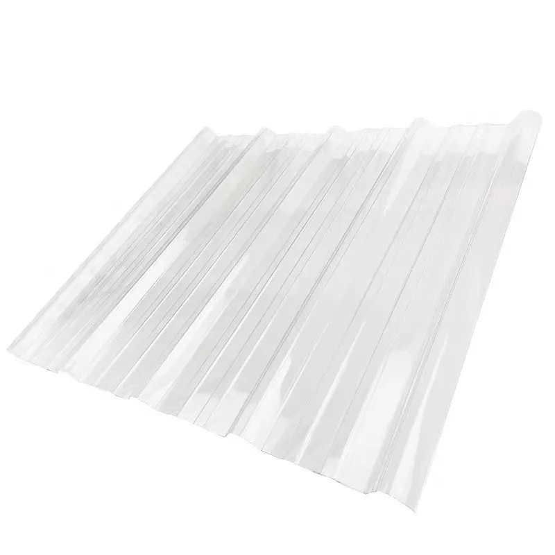 Clear Translucent Polycarbonate Fiberglass Frp Corrugated Roof Panel PVC Fiber Glass Transparent Tile Roof Sheet