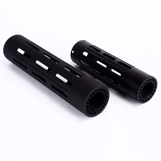 
10' Free Float AR15 .223 Aluminum hand guard parts Customized machining service 