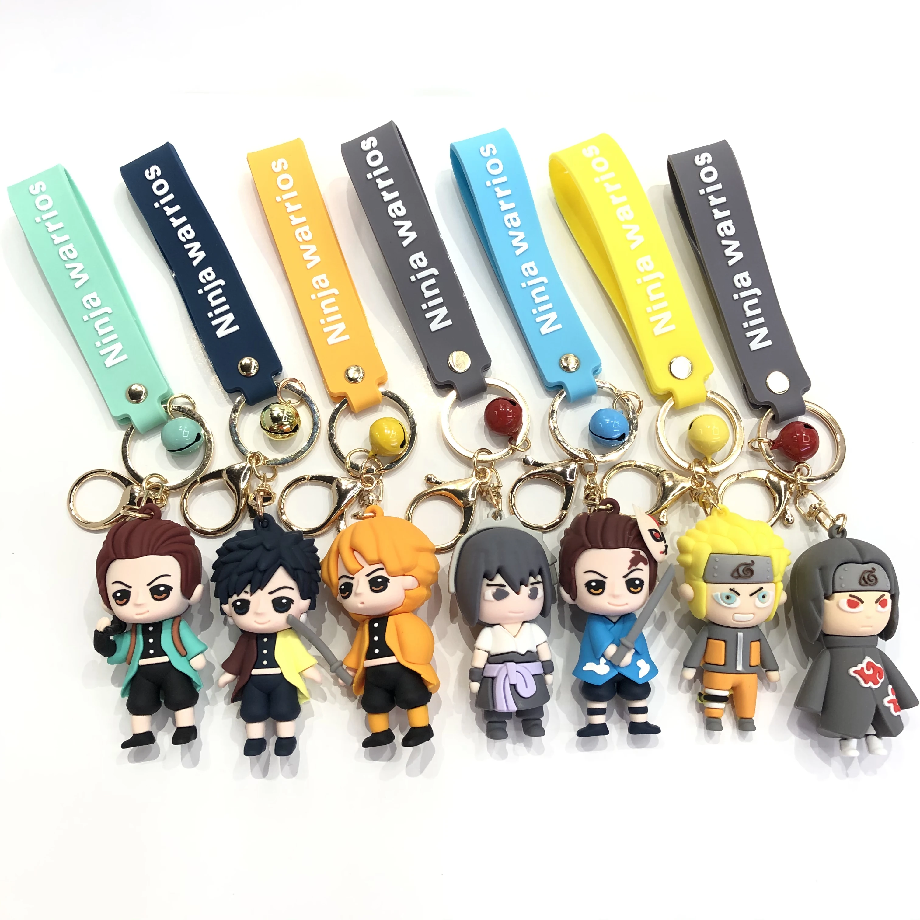  Factory Hot Style 2020 Keychain for Bags or Car key Soft PVC 3 D Letter Logo Alloy Cute Cartoon Rubber