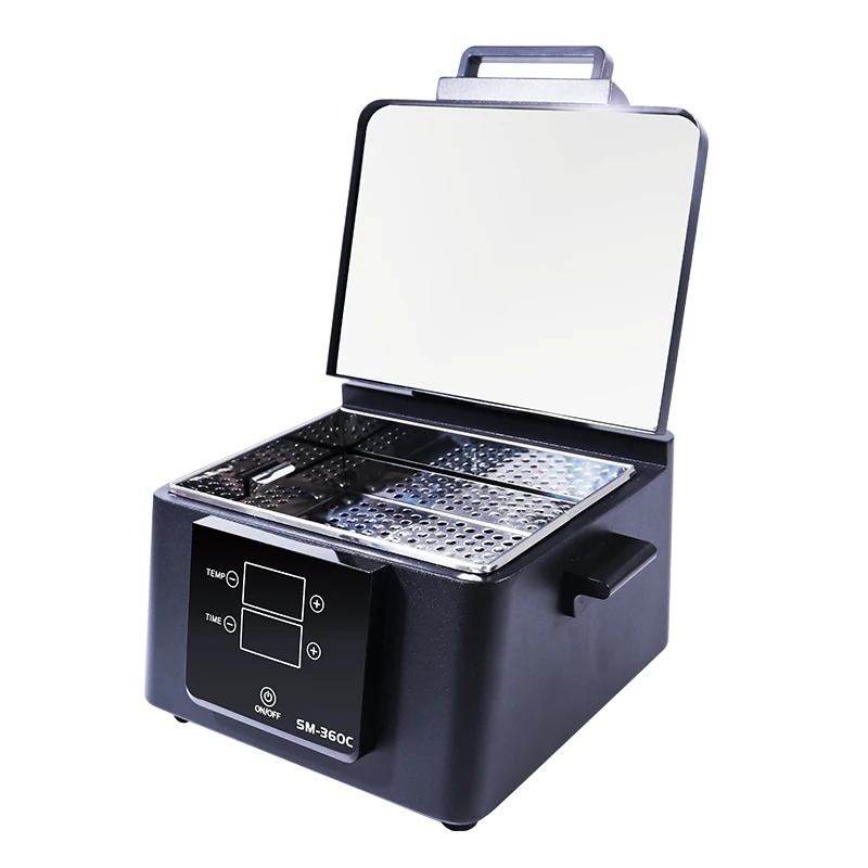 SM-360C mini temperature sterilizer 200degree Nail Sterilizer Disinfection Box with timer FMX-70