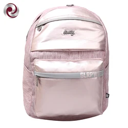 Guangzhou Factory Price Low Moq Fashion Sweet Pink Waterproof Leather School Bags Backpacks For Teen Girls