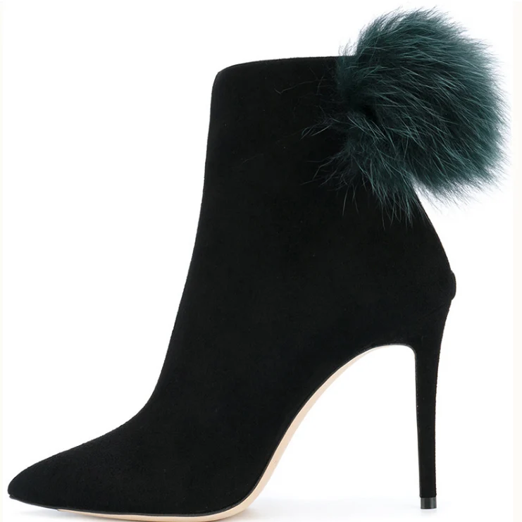 elegant girls ladies grazioso women short fur boots