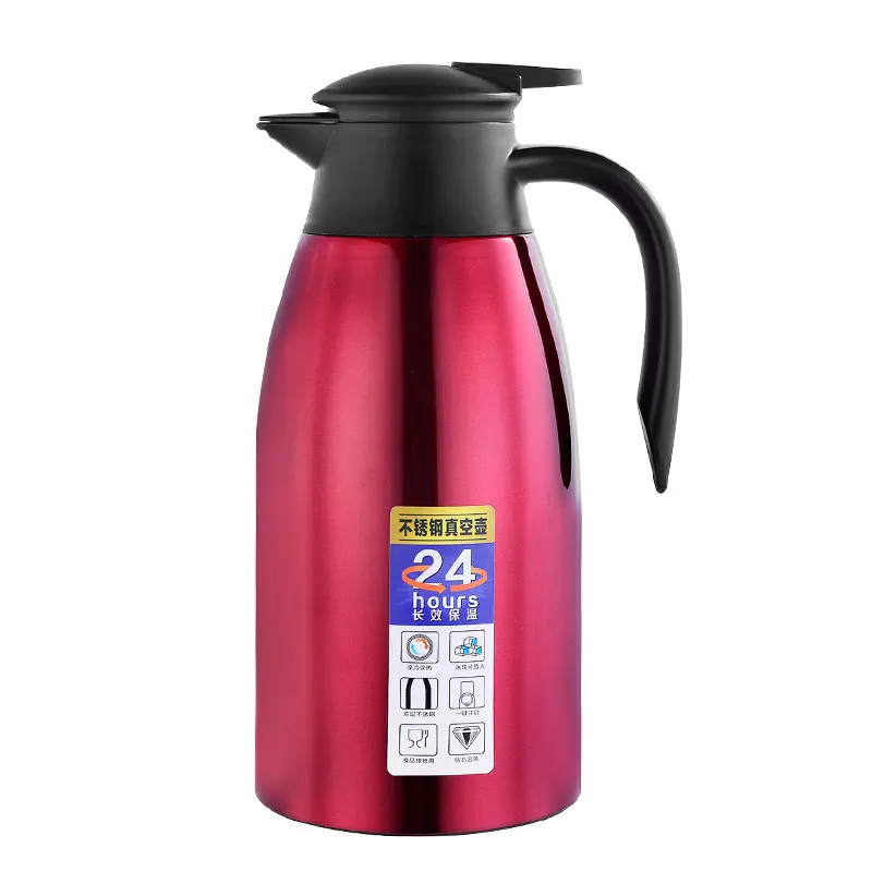 Home  practical 304 stainless steel double wall thermos vacuum flask 1.5/2.0L coffee jug