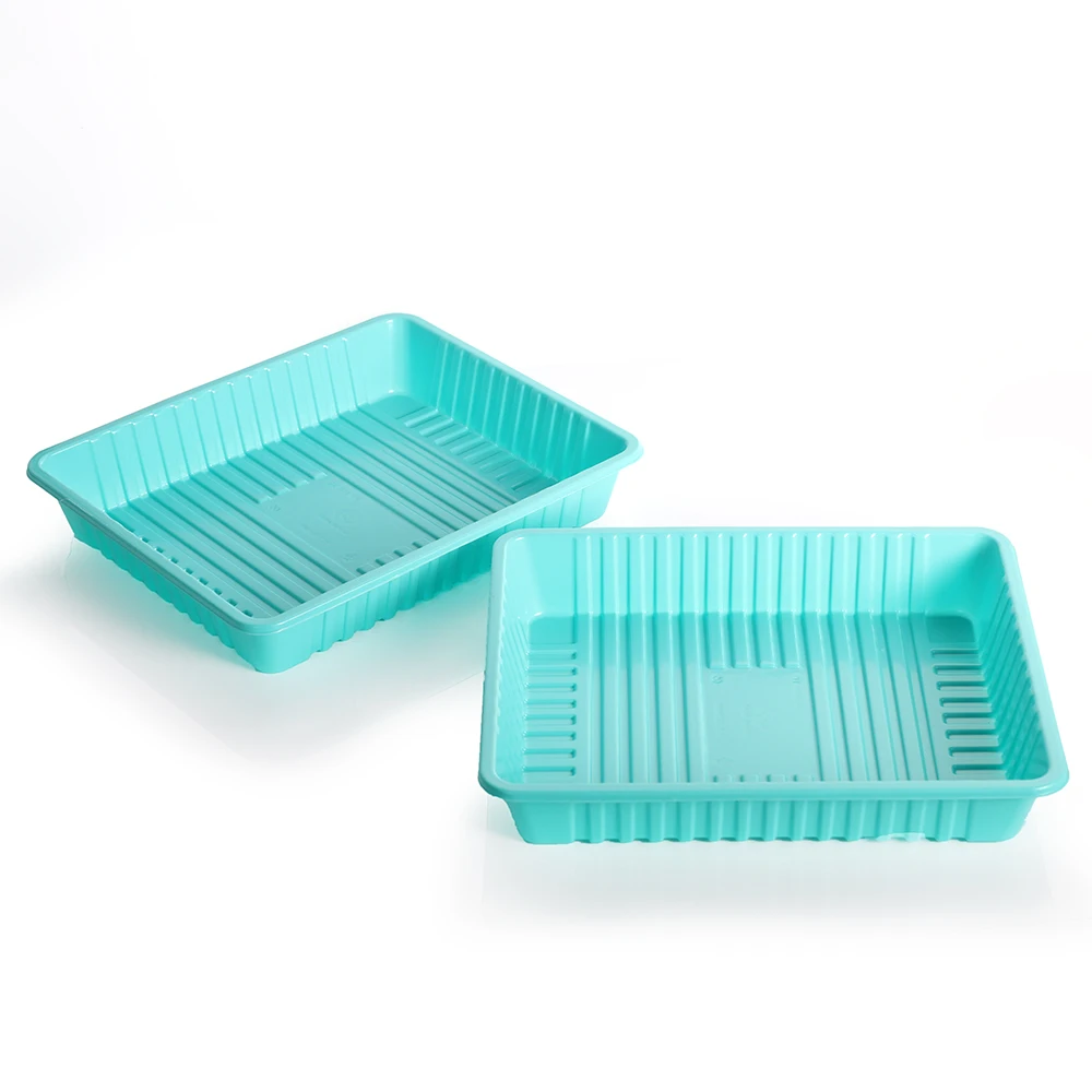 Disposable Food Tray PP Plastic  Packaging Fruit Vegetable Fish Meat Frozen Food Tray