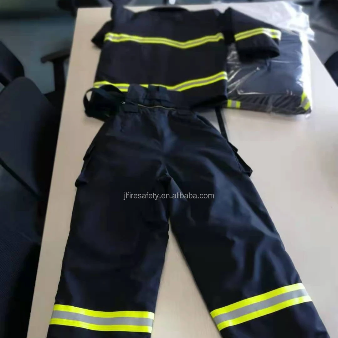 Hot Sale Protective Aramid Fighting Jacket Fire Suit for Fireman Flame Retardant Firefighting Clothing