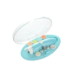 Wholesale electric baby nail clipper safe kids nail cutter usb charge LED light baby nail trimmer kit