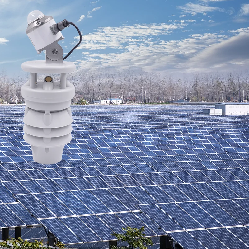 CE SDI12 Автоматическая фотоэлектрическая пиранометровая Солнечная Метеостанция для фотоэлектрической солнечной панели системы