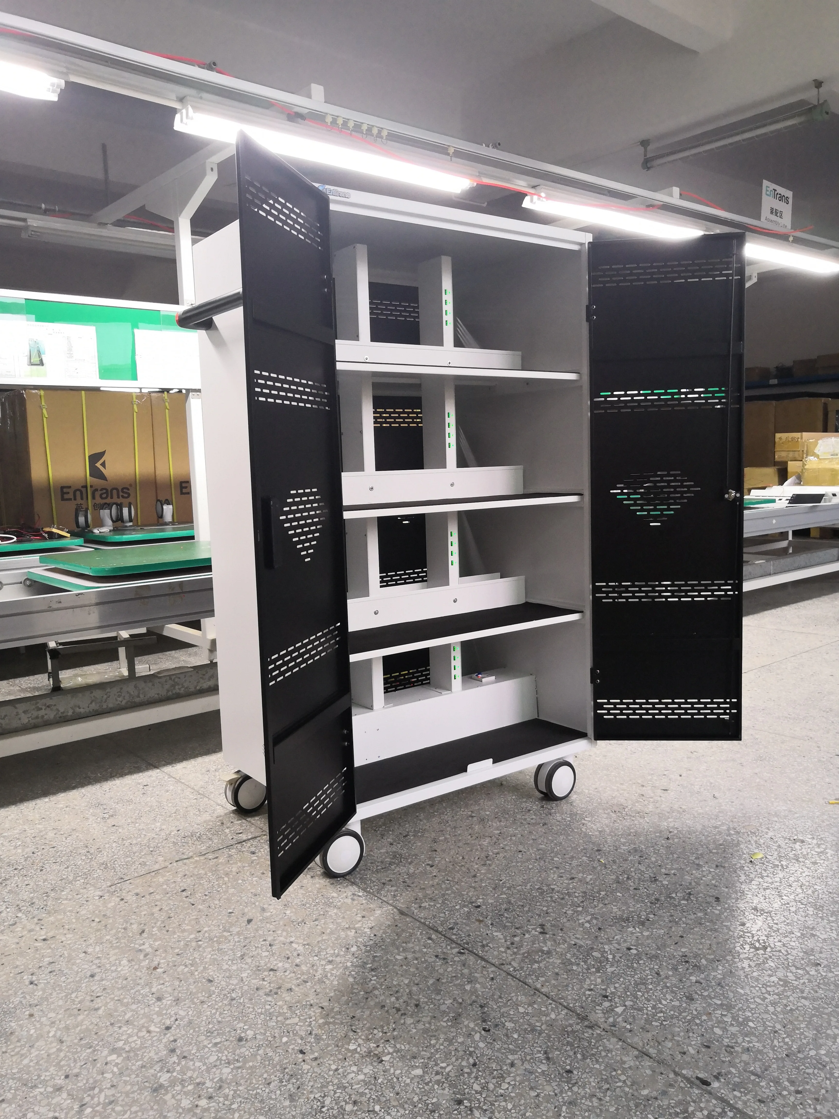 VR charging cart VR Charging Trolley Smart UV Charging Cabinet for VR