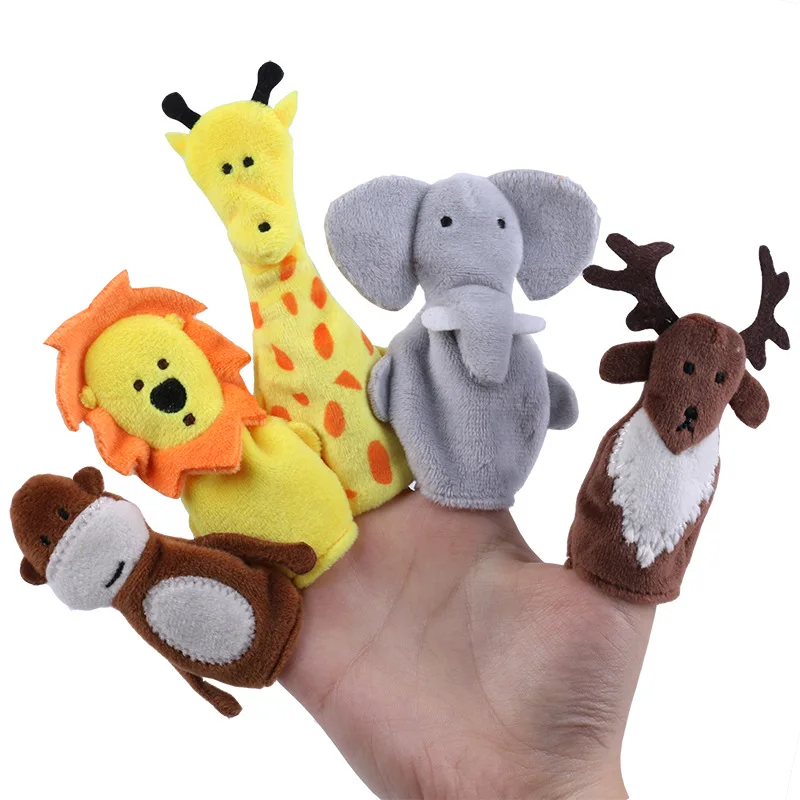 Plush Rabbit Finger Puppet ,Plush Duck Finger Puppet, Plush Sheep Finger Puppet
