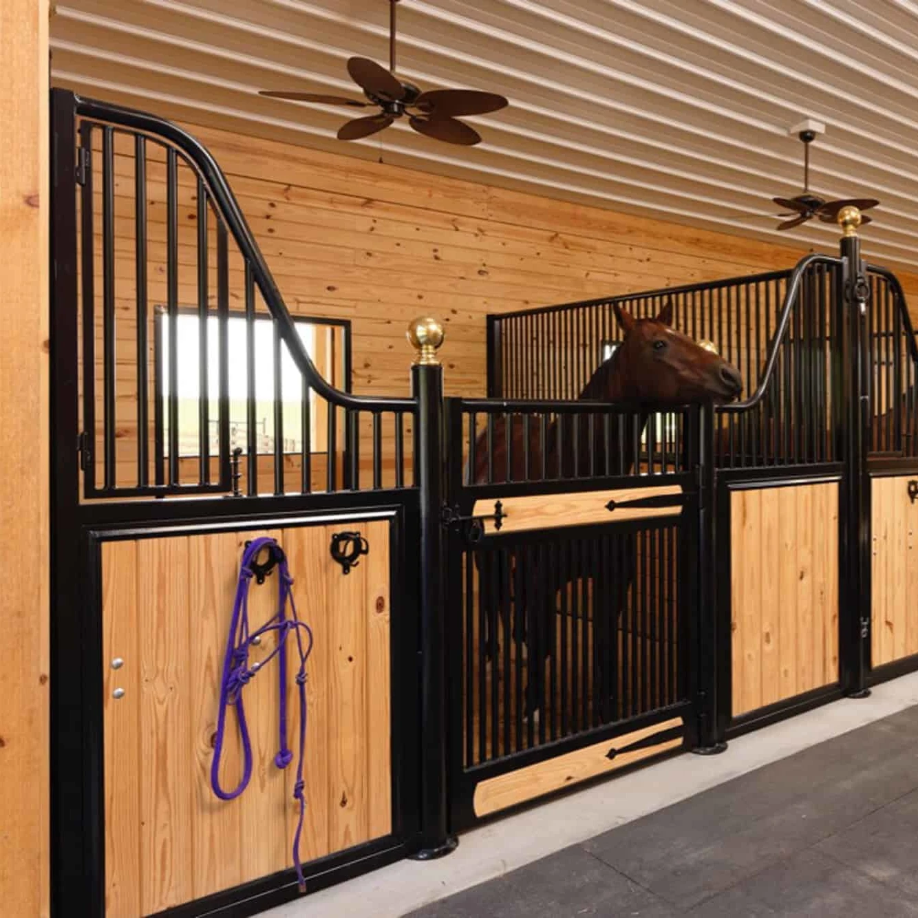 Horse Barn Stable Stall, Other Prefab Houses Horse Barn, Low Profile Modular Horse Barn