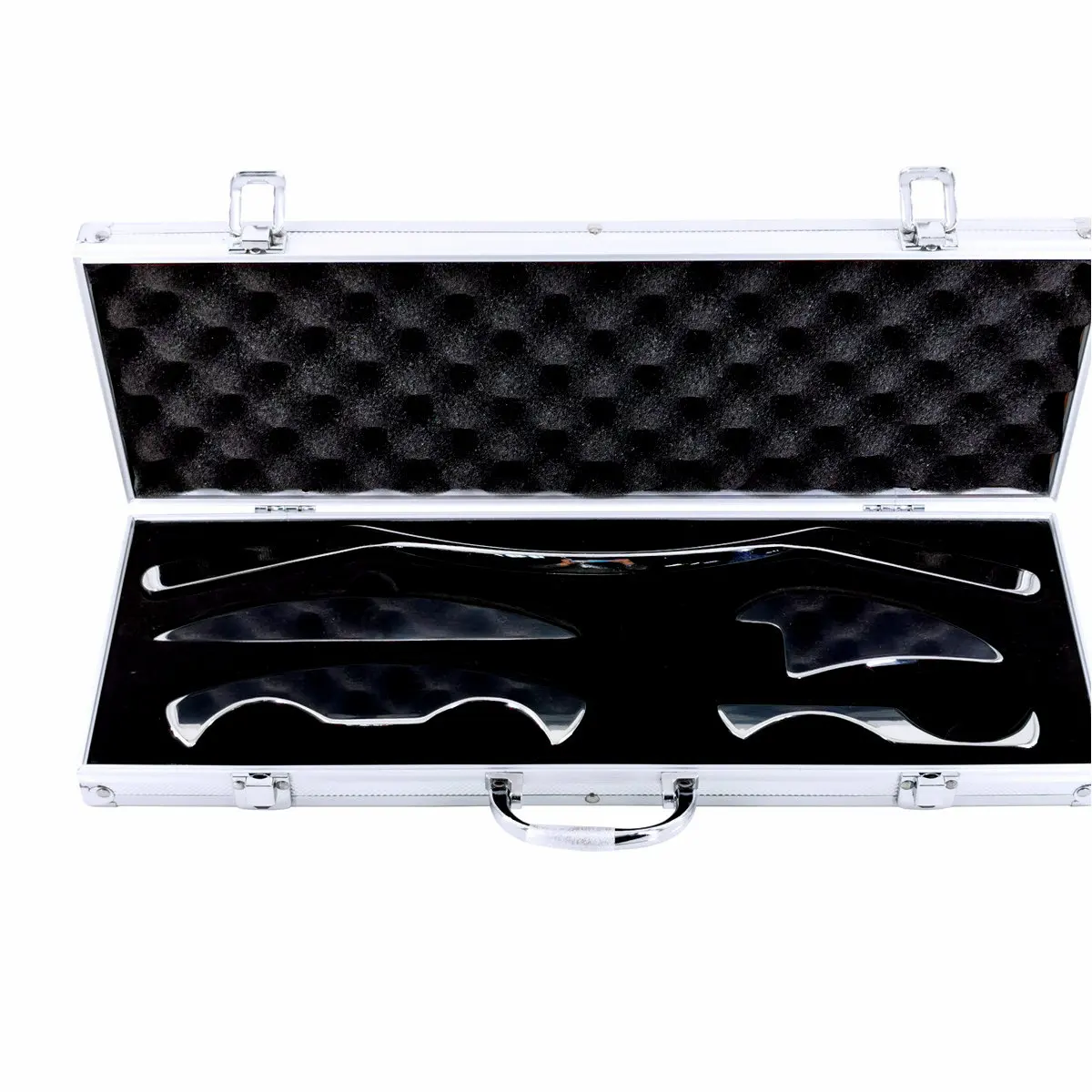Humanized design Stainless Steel Gua Sha Tool set, Handlebar IASTM Instrument to Physical Therapy, Scarping and Soft Tissue