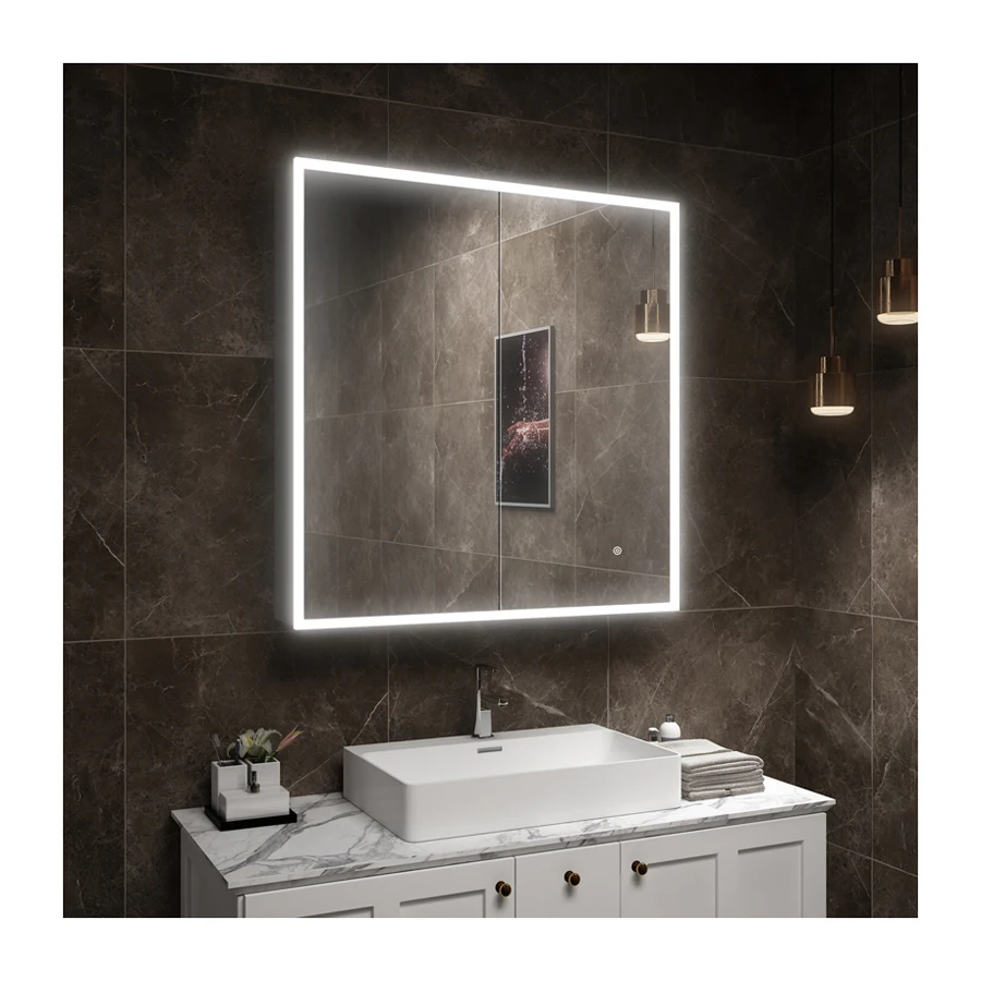 Cabinet Mirror Led Mirror Cabinet Bathroom Vanity Lighted Storage Smart Medicine Led Mirror Cabinet