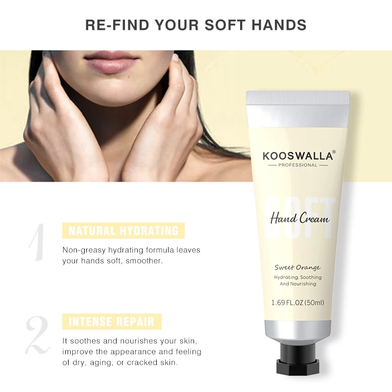 Chinese Manufacturer Hand Care Cream Non- Greasy Moisturizing Soften Skin Natural Hand Lotion