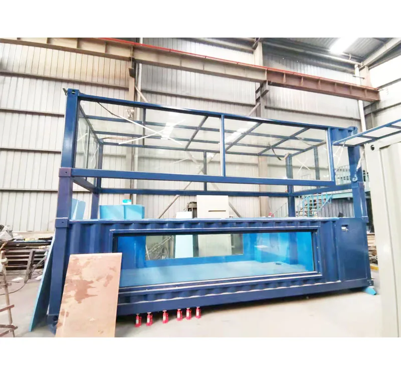 Prefabricated expandable foldable house container expandable