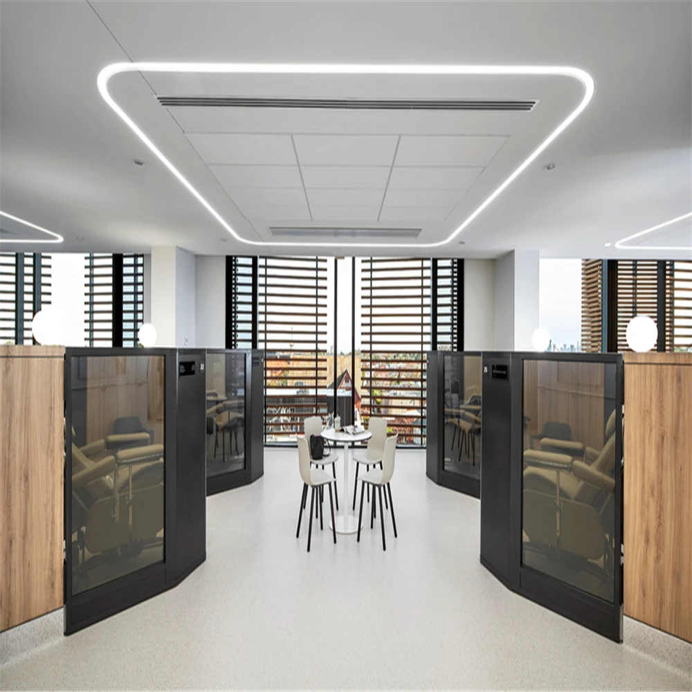 High quality 110 Degree Beam Angle recessed LED linear light for Office