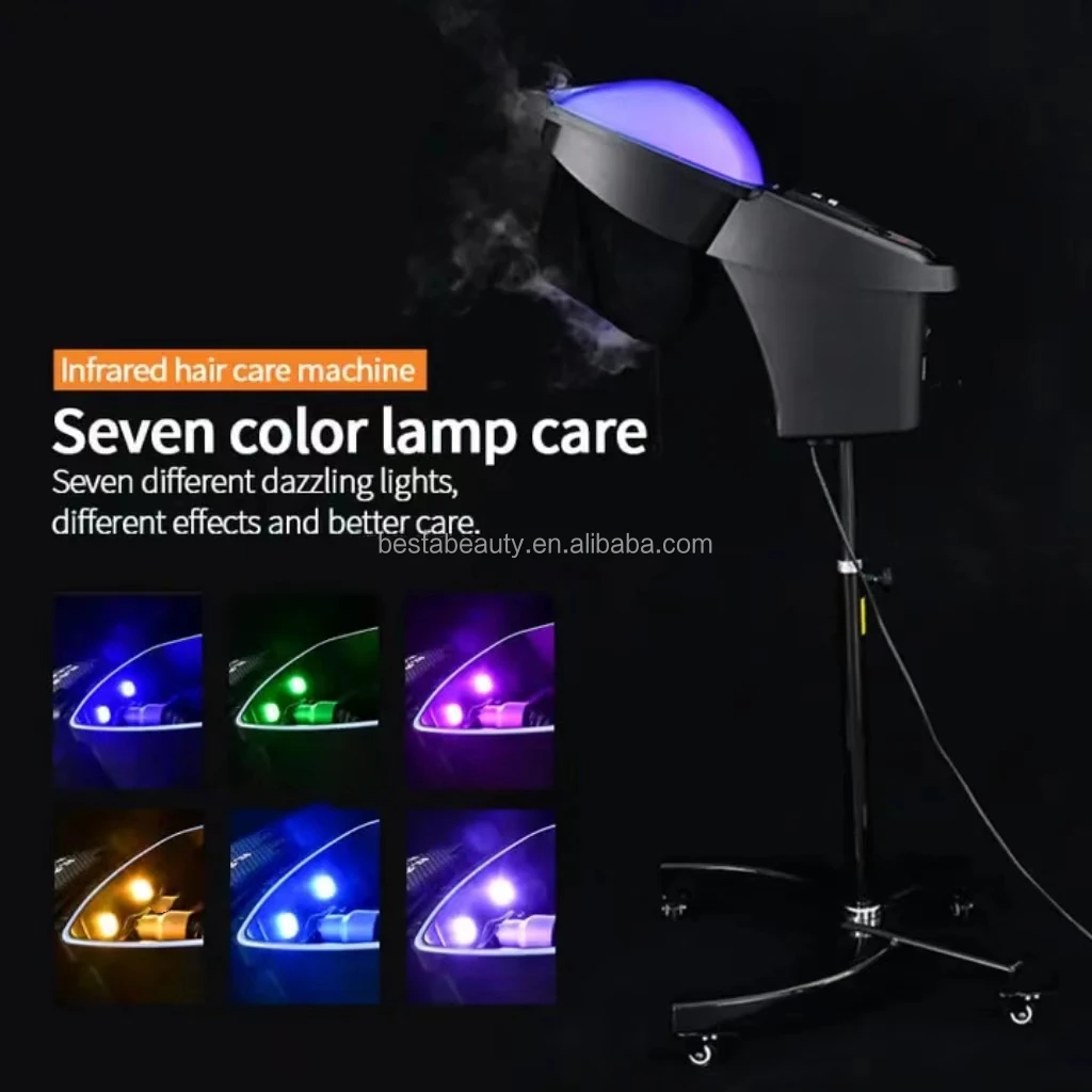 factory price salon barber shop professional multi-function ozone spa care nano spray micro mist hair steamer machine
