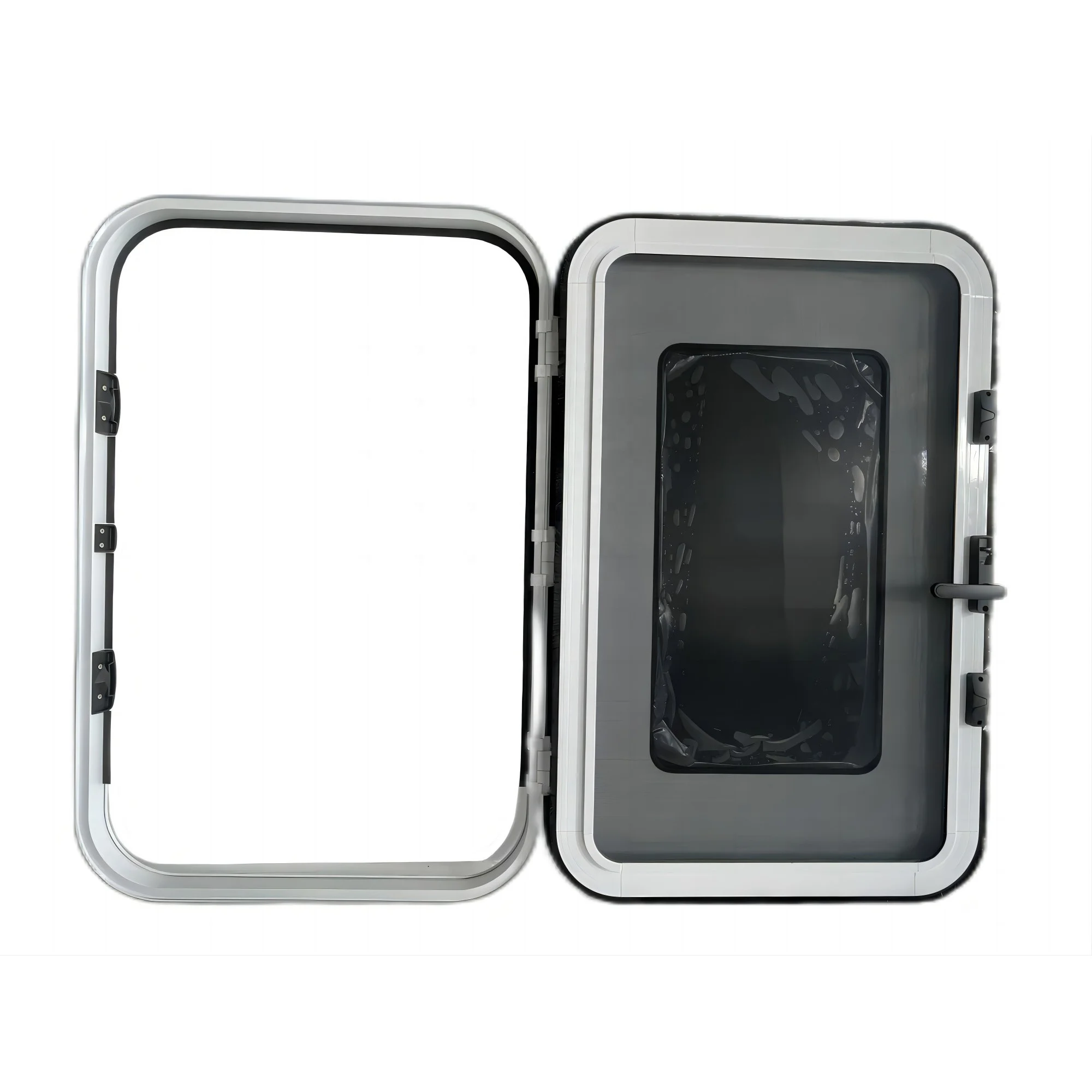 White RV Trailer Camper Motorhome Tear Drop Trailer Entry Door