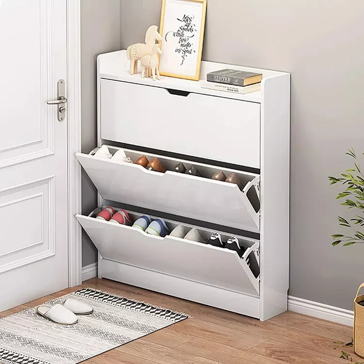 Living room furniture shoe rack cabinet wooden shoe storage cabinet shoe rack