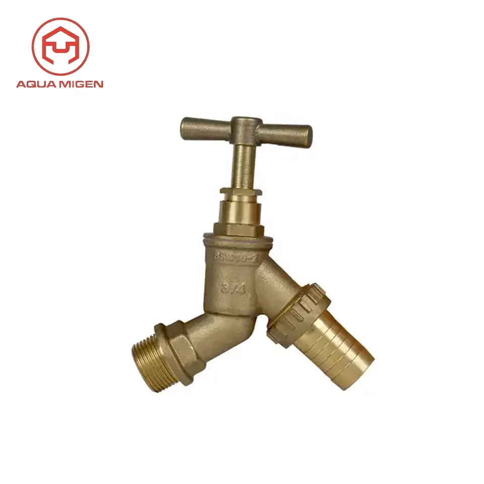 Anti-Corrosion External Thread Hose Tap Brass Safety Water Stop Valves