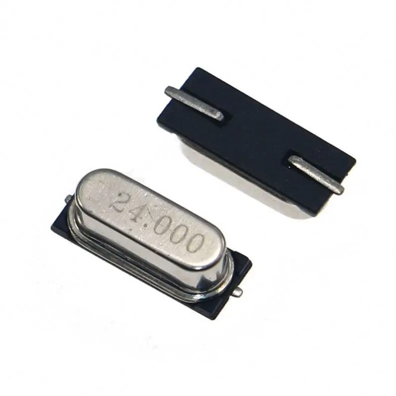 100pcs 10Values HC-49S Quartz Resonator SMD Crystal Oscillator Kit 4MHz 6MHz 8MHz 12MHz 16MHz 24MHz 25MHz 48MHz 2Pin