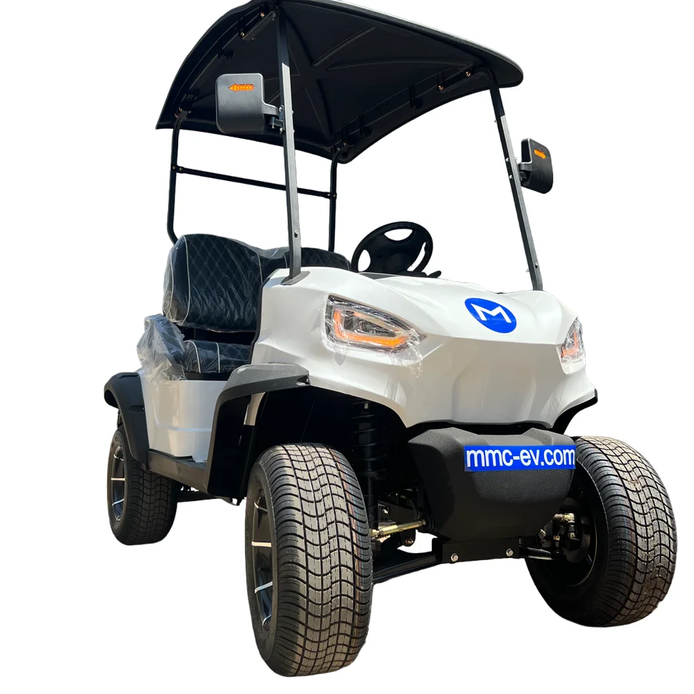 2024 New Model Hot Sale 72V Electric Lithium Hunting Golf Car 400W waterproof speaker 6 Seater Solar Electric Golf Cart