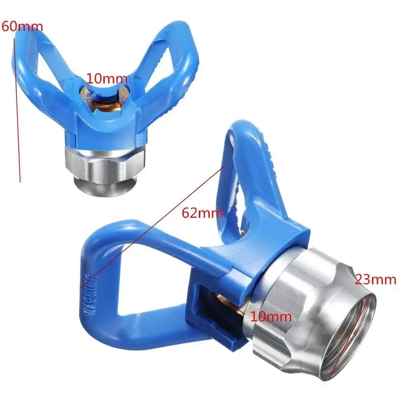 Airless Paint Sprayer Tip Guard Nozzle Seat 7/8 Inch Holder Spraying Machine Nozzle Replacement Airbrush Spray Gun Accessories