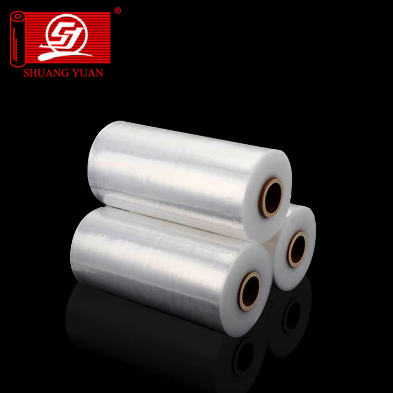 Wrapping machinery clear stretch film with laminated plastic wrap machine length pallet stretch film