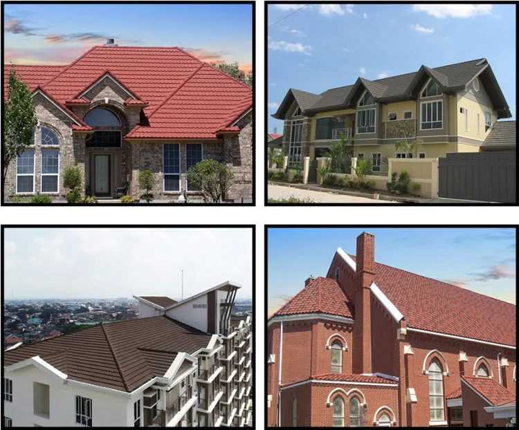 Gold Supplier China Royal Tile Synthetic Resin Roofing Tile Villa Roof Stone Coated Roof Tile