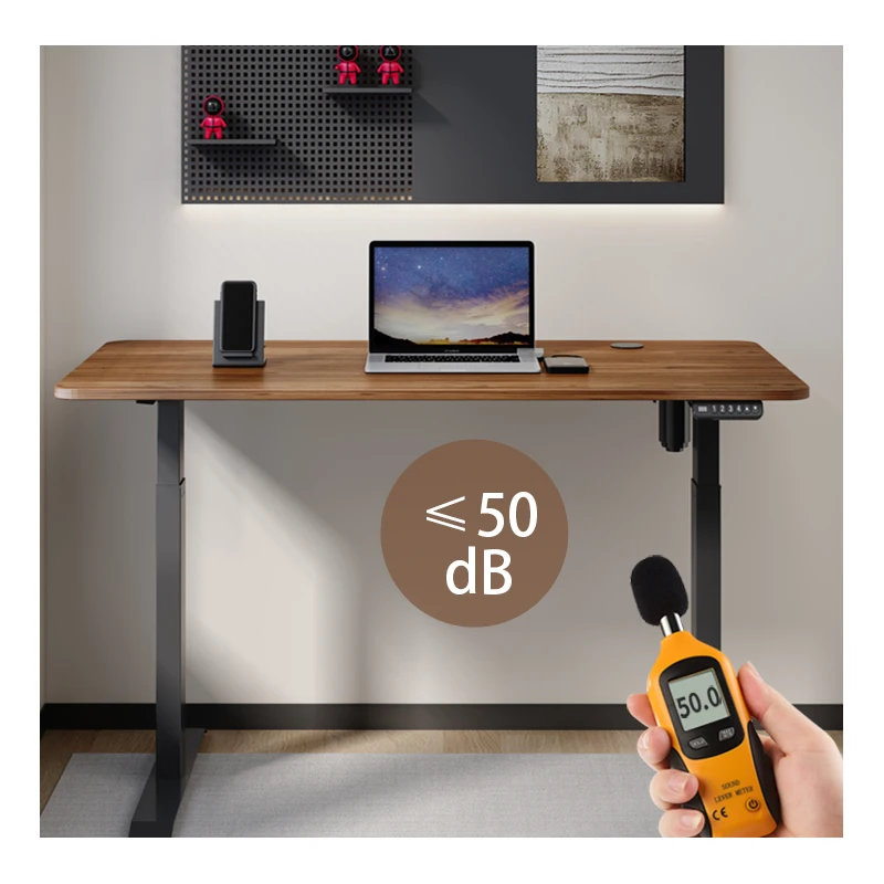 Home Office Ergonomic Computer Electric Adjustable Desk Frame Modern Standing Desk