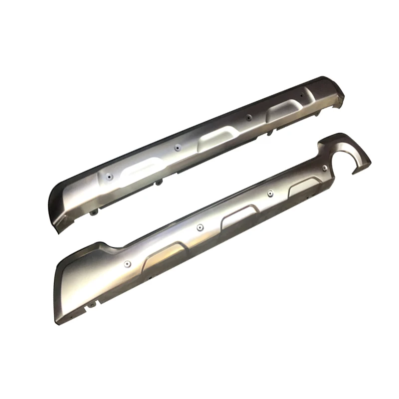 Car Accessories 304 Stainless Steel Front & Rear Skid Plate Guard Bumper Guard Protector For Subaru Forester SK 2018 2019