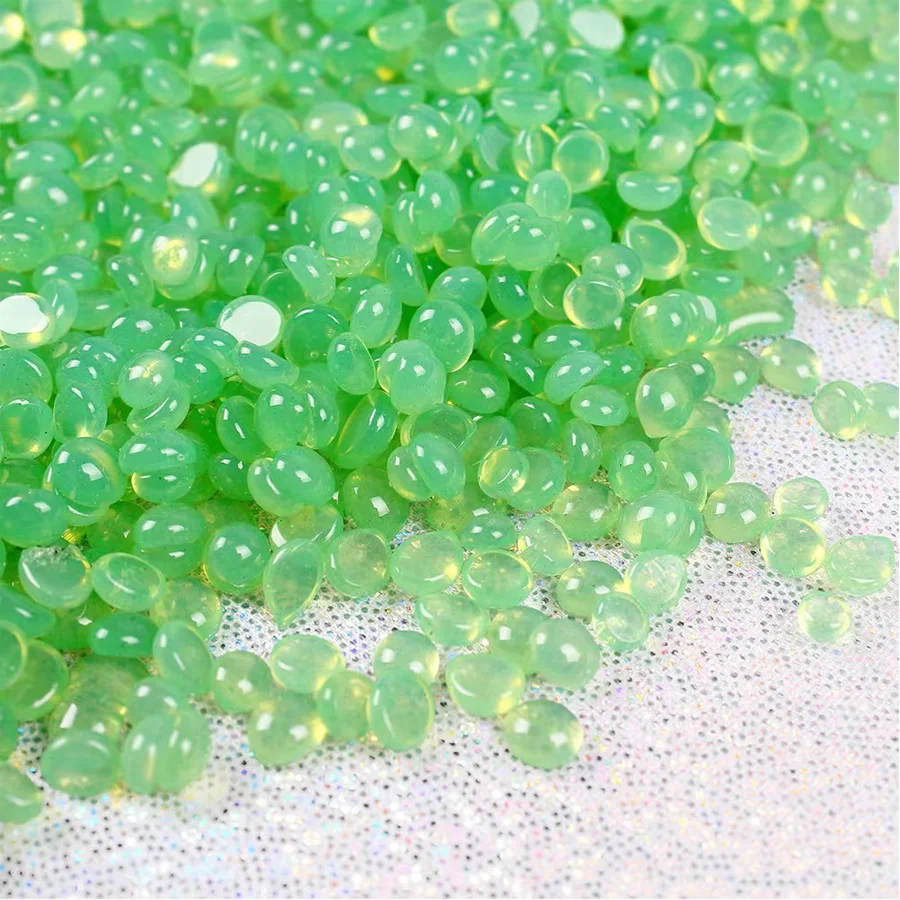 Private Label Oem 400g Painless Organic Tea Tree Rose Sugar Soft Body Face Cold Beads Hair Removal Wax Beans