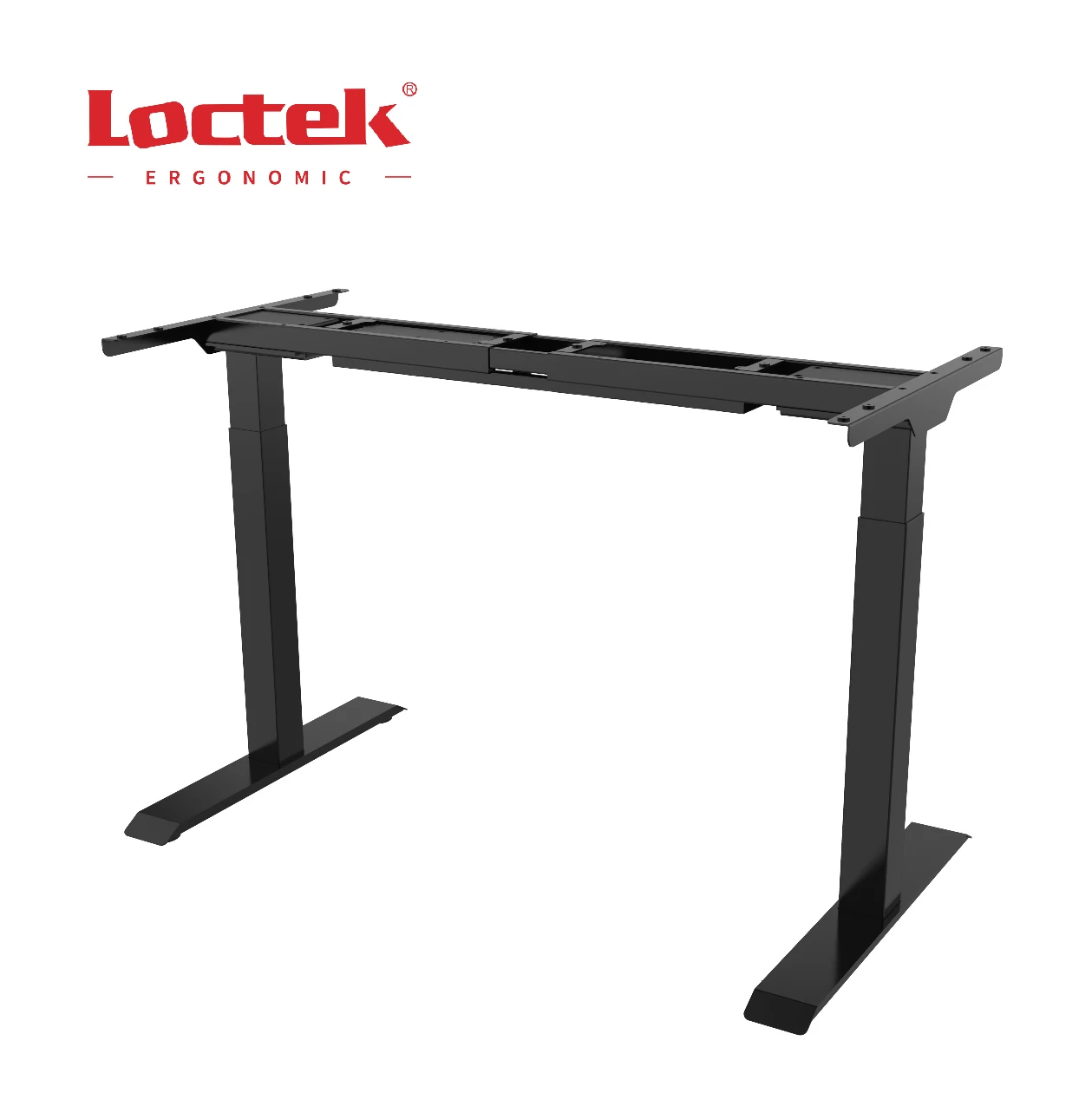 Популярный Электрический двухступенчатый стол Loctek ET123(IB) с регулируемой высотой и двумя двигателями