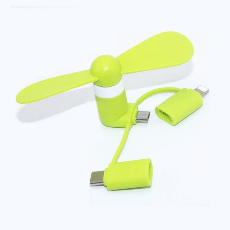 New Hand Hold Mini USB Fan USB Gadgets For Power Bank Laptop  Mobile Phone Fan 2 in 1 3 in 1