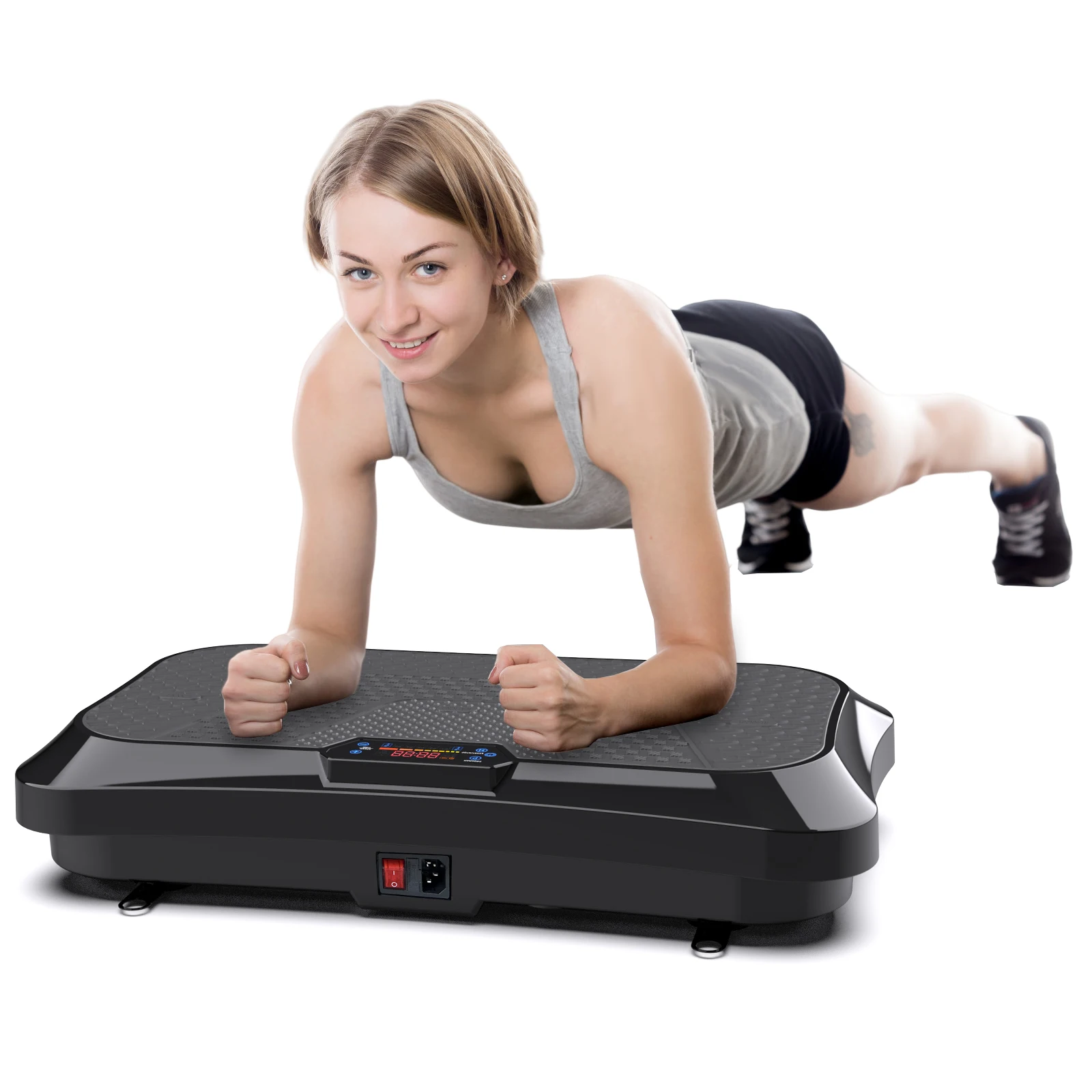 Slim Body Shape Home Use Vibrating Plate Exercise Machine 99 Levels Easy  Fat Burning Daily Life Vibration Platform