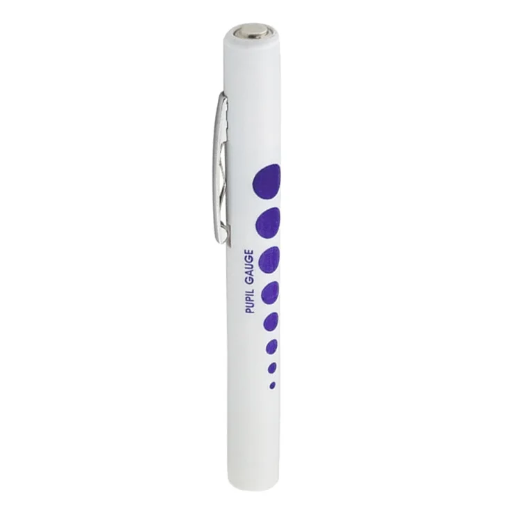 Aluminum Alloy Nurse Penlight with Pupil Gauge LED Medical Pen Lights for Nursing Doctors (1600306115459)