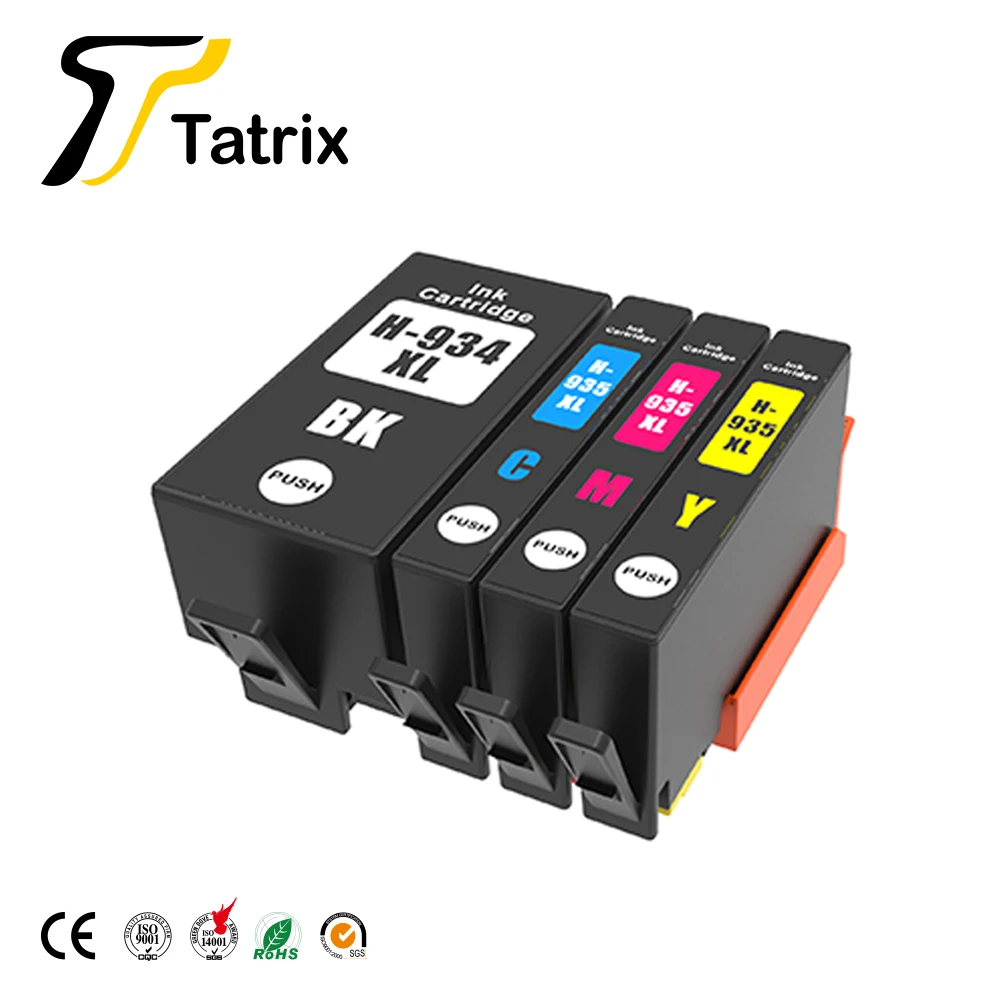 Tatrix 934 934XL 935 935XL Premium Color Compatible Printer Ink Cartridge for HP Officejet pro 6835