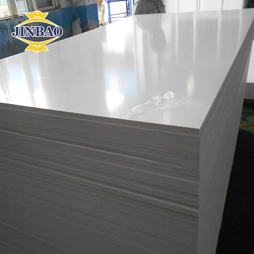 JINBAO waterproof polyurethane 4mm 5mm colored foam sheets ceiling board price pvc free foam board