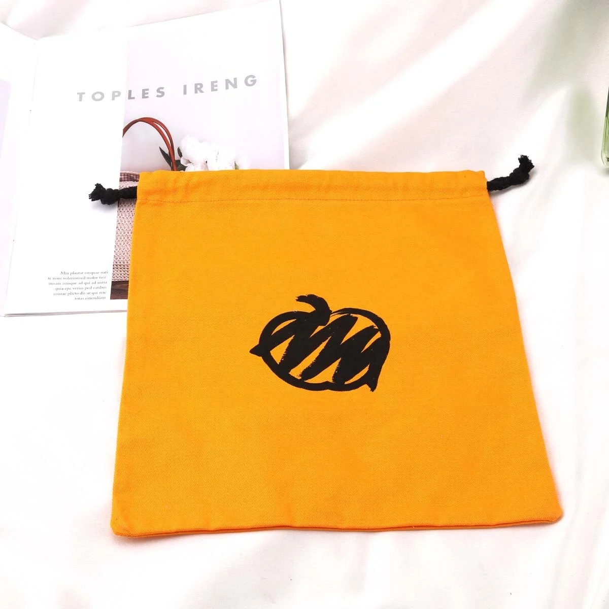 Recyclable Eco-friendly Cotton Twill Drawstring Gift Bag Dust Pouch Custom Logo Printed Wholesale Soild Muslin Shoe Pouch