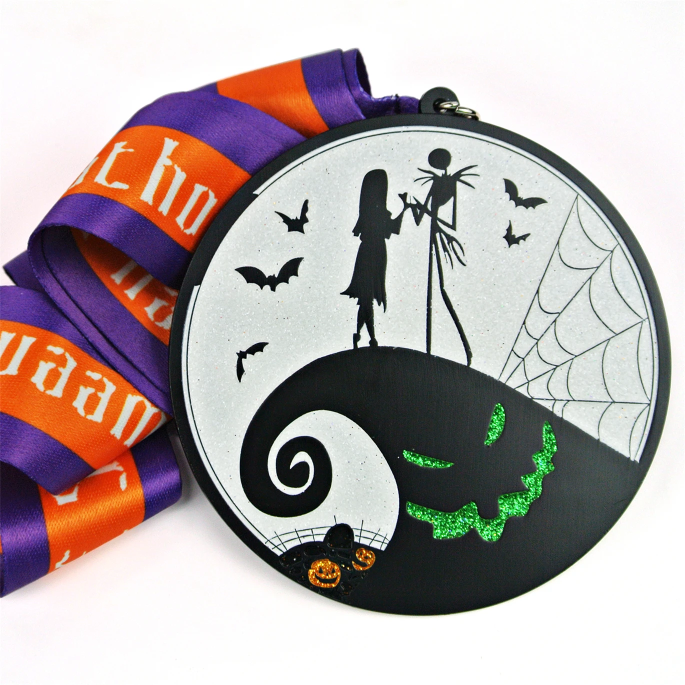 Factory direct custom zinc alloy design maker design your own halloween christmas sock tree santa festival medal