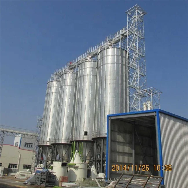 Grain Storage steel silo system, 1000T silo/ 2000T steel silos, 3000T storage silo Customized Feed Pellets Silo / Small Silo
