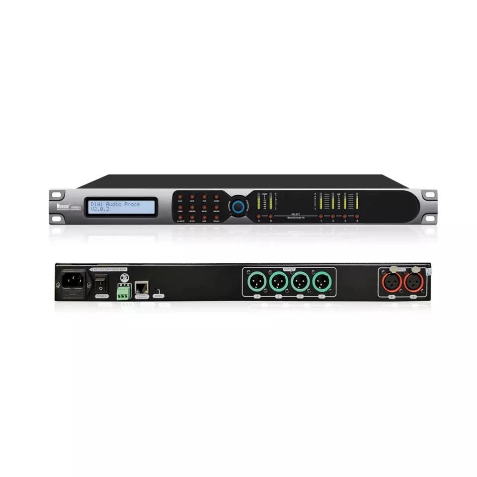 Factory Price Audio Processor 2x4 Professional Digital Speaker Management PC Software Control Dsp for PA Sound System