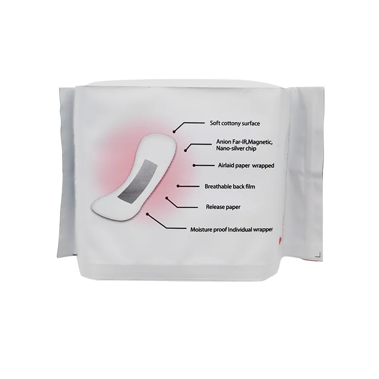 Custom Brand Name Female Cotton Sanitary Pad Anion Sanitary Pad