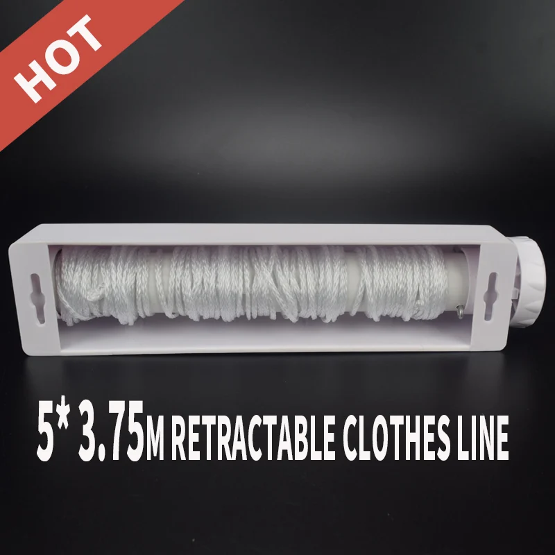 Best Sale interior space saving drying line indoor extension clothes rope balcony wall mounted clothes lines