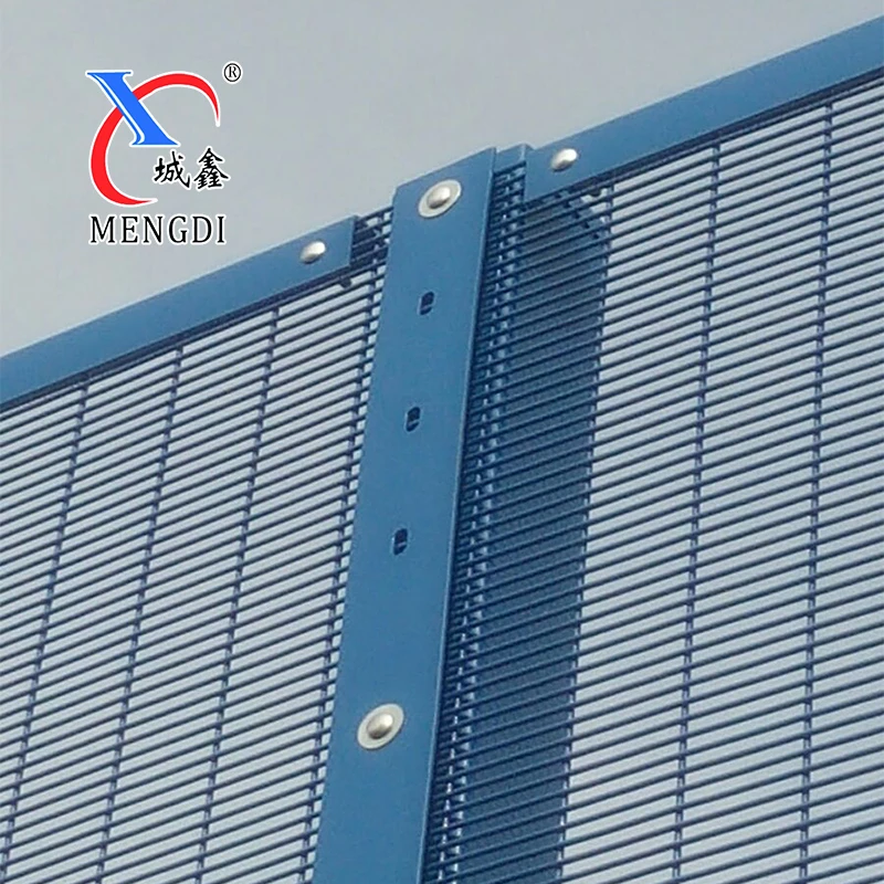 Factory cheap 4.5mm Wire Mesh Fence Green/Black 358 Anti Climb Security Fence