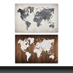 American Popular Map Still Life Wall art decoration Map canvas painting for decoration